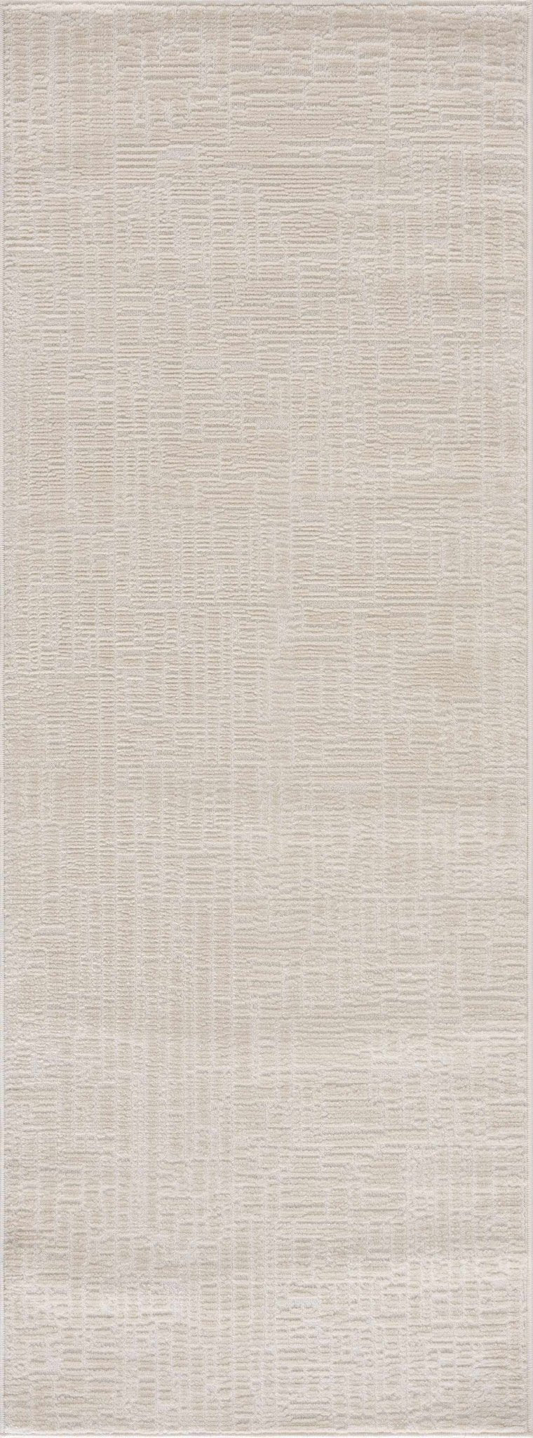 Leanna Modern Solid Design Cream Washable Area Rug - The Rug Decor