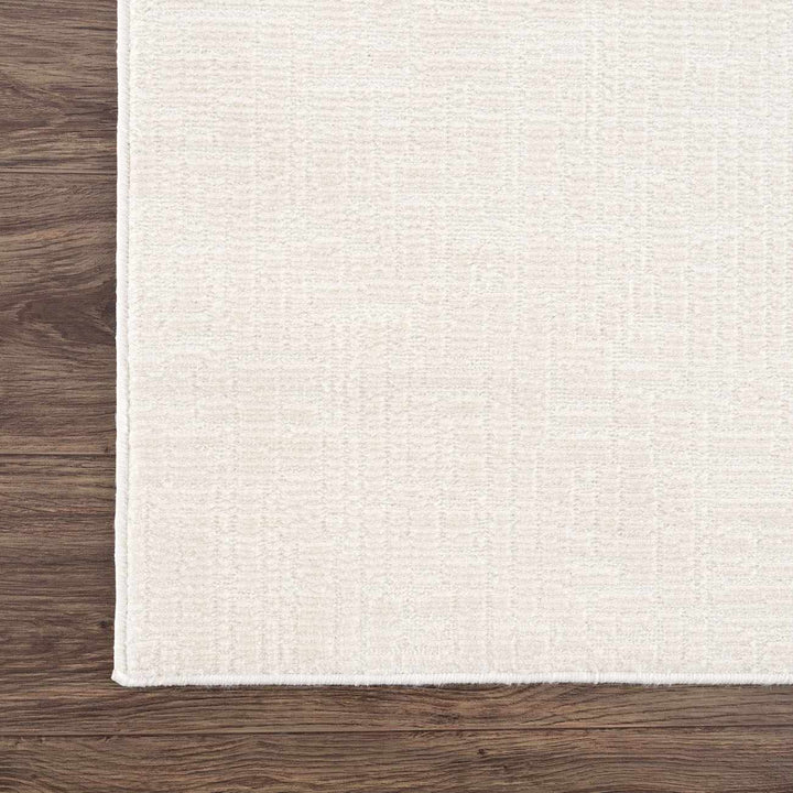 Leanna Modern Solid Design Cream Washable Area Rug - The Rug Decor