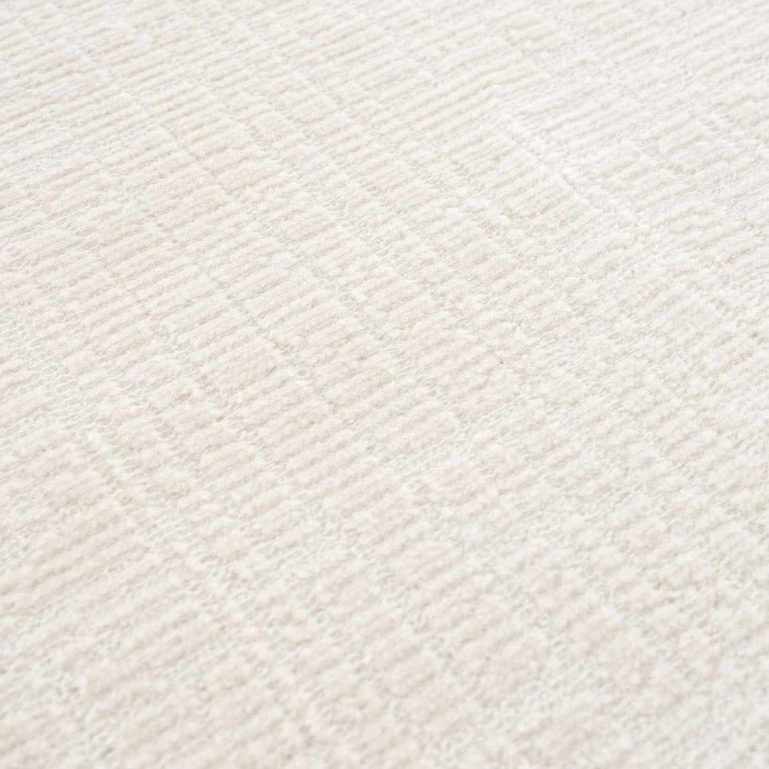 Leanna Modern Solid Design Cream Washable Area Rug - The Rug Decor