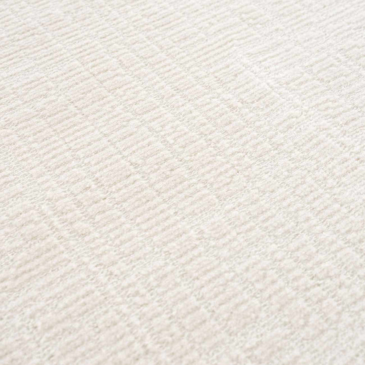 Leanna Modern Solid Design Cream Washable Area Rug - The Rug Decor