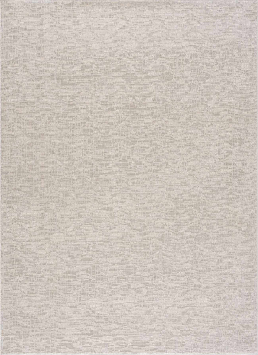 Leanna Modern Solid Design Cream Washable Area Rug - The Rug Decor