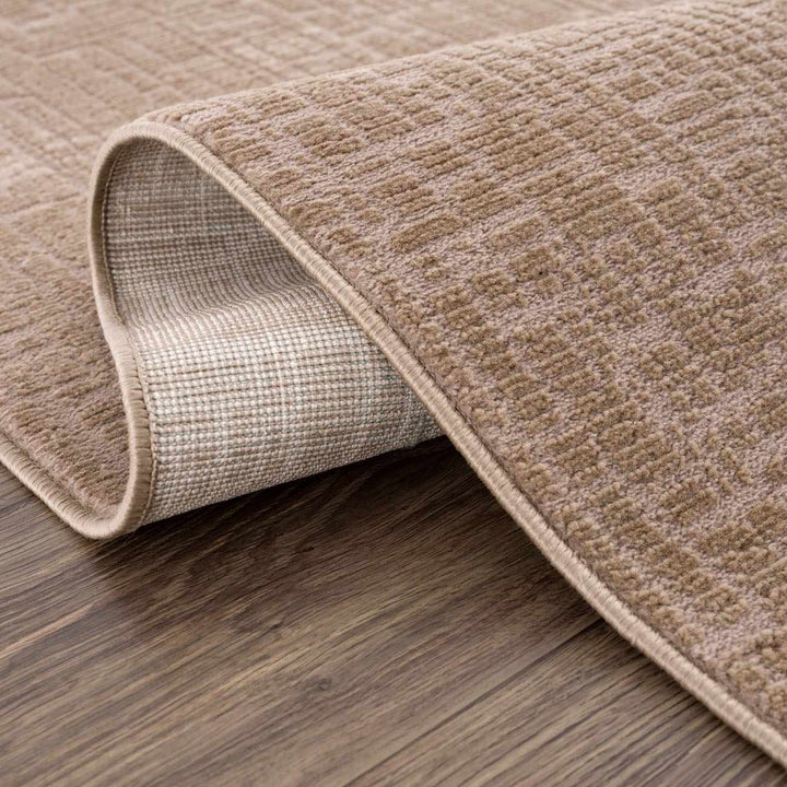 Leanna Modern Style Brown Washable Area Rug - The Rug Decor