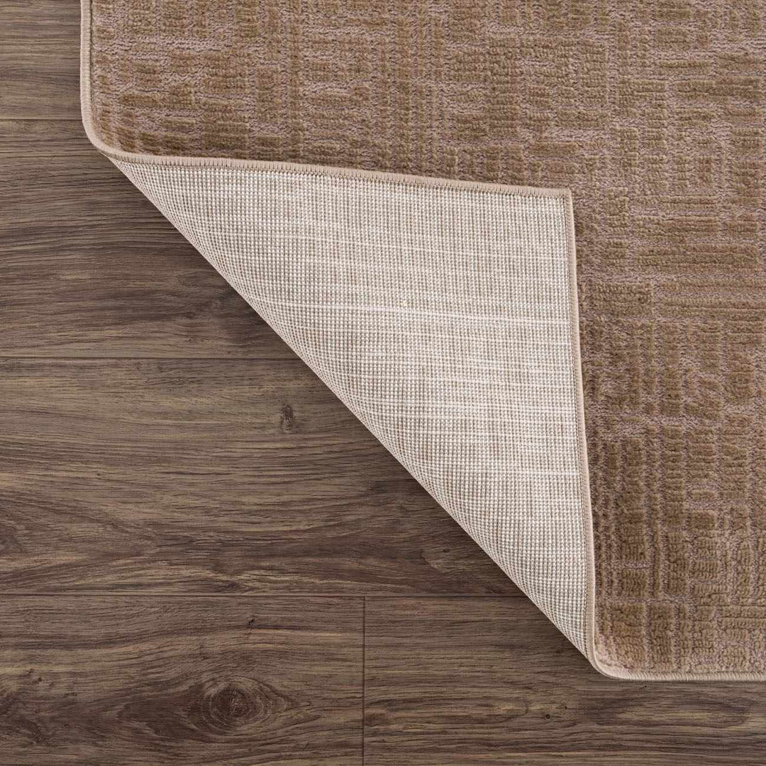 Leanna Modern Style Brown Washable Area Rug - The Rug Decor