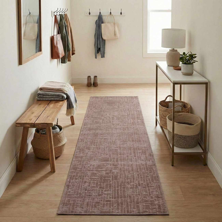 Leanna Modern Style Brown Washable Area Rug - The Rug Decor