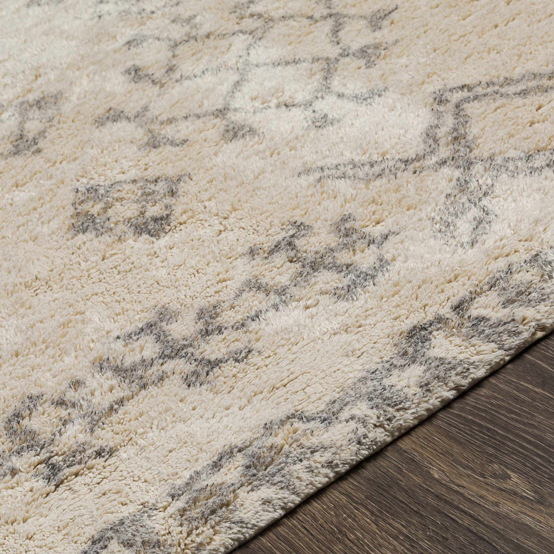 Lebeau Ivory Modern Geometrical Design Hand Woven Area Rug - The Rug Decor