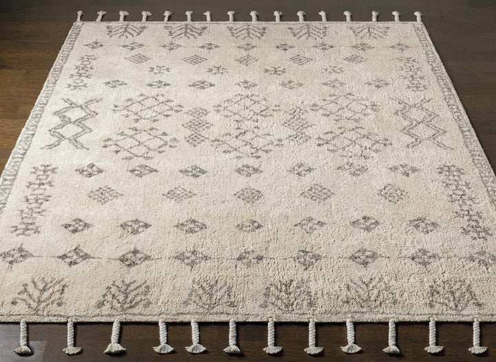 Lebeau Ivory Modern Geometrical Design Hand Woven Area Rug - The Rug Decor