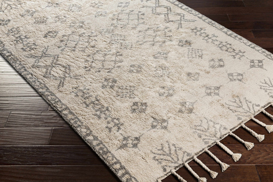 Lebeau Ivory Modern Geometrical Design Hand Woven Area Rug - The Rug Decor