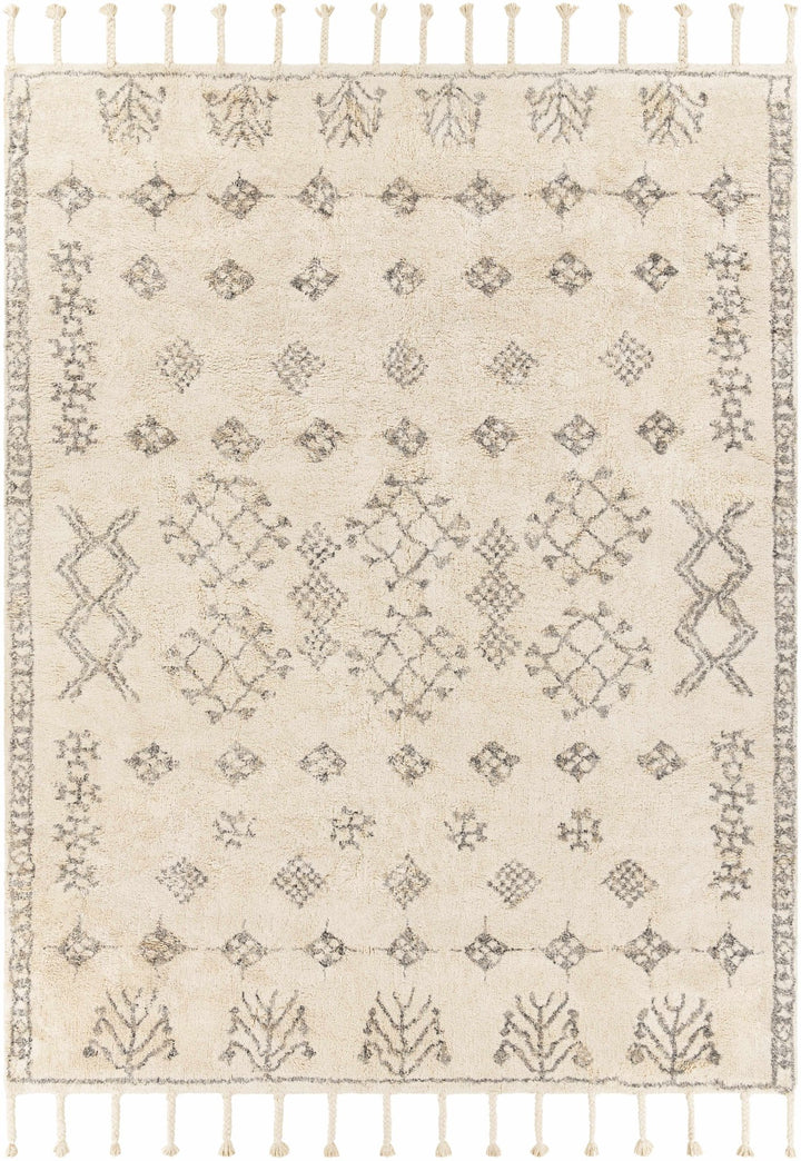 Lebeau Ivory Modern Geometrical Design Hand Woven Area Rug - The Rug Decor