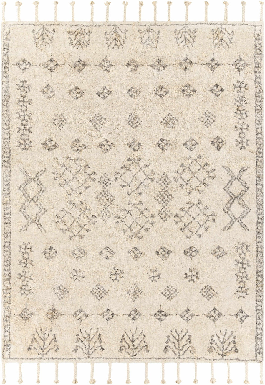 Lebeau Ivory Modern Geometrical Design Hand Woven Area Rug - The Rug Decor