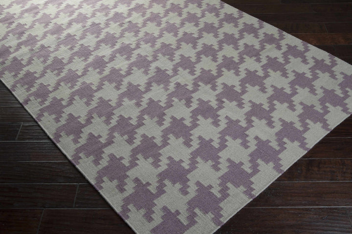 Ledbury Contemporary Gray And Purple Area Rug - The Rug Decor