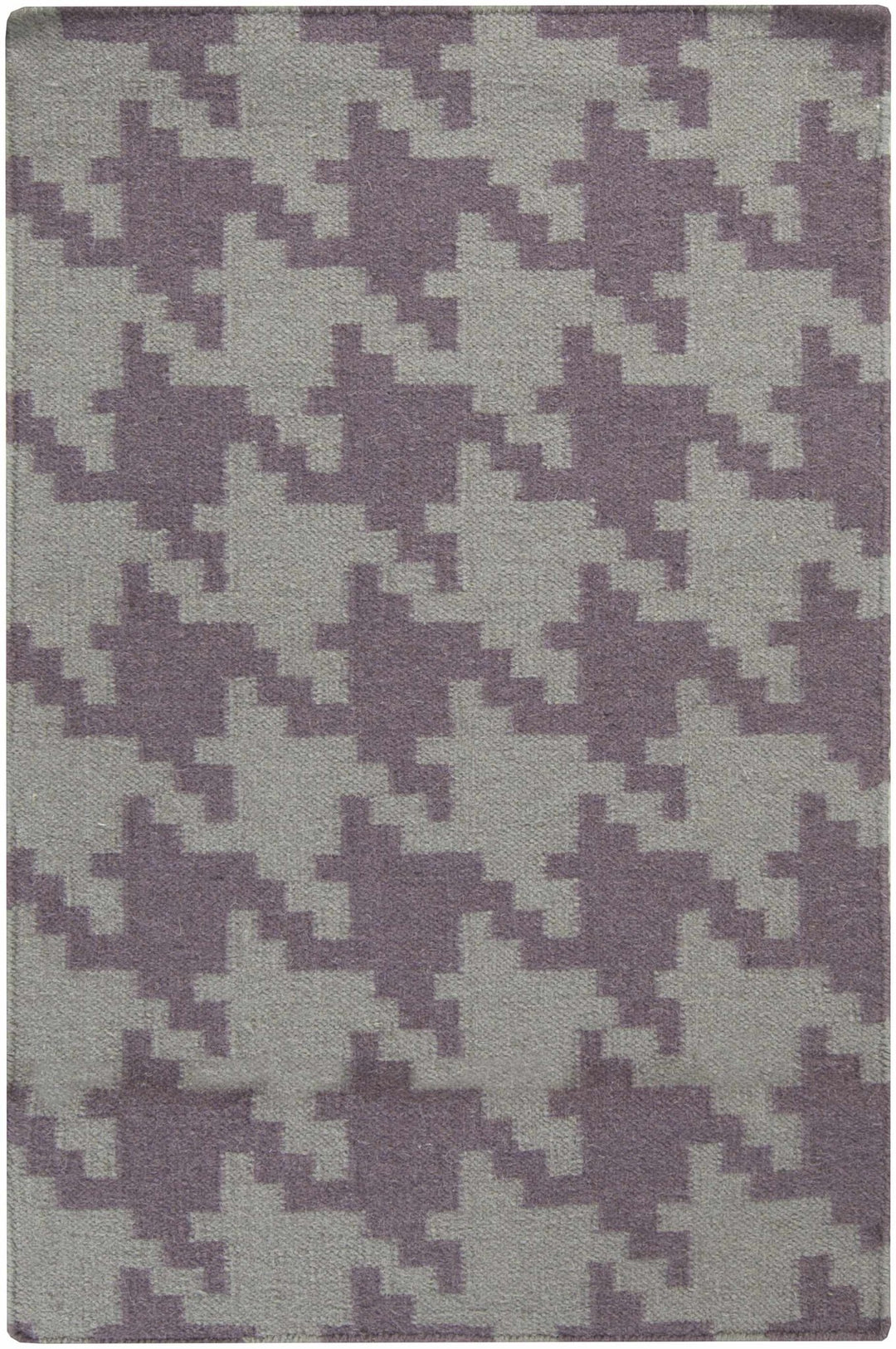 Ledbury Contemporary Gray And Purple Area Rug - The Rug Decor