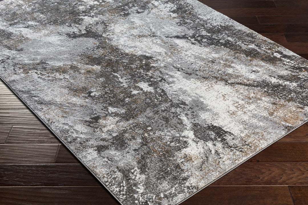 Leganes Ivory And Gray Modern Abstract Design Area Rug