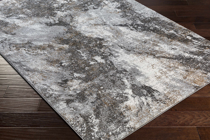 Leganes Ivory And Gray Modern Abstract Design Area Rug