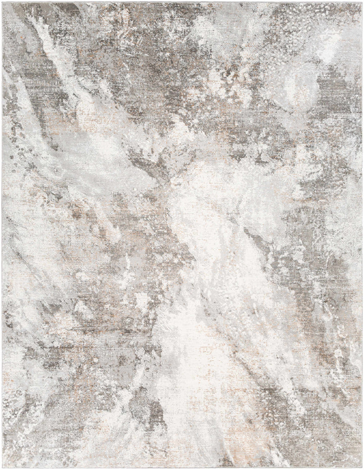 Leganes Ivory And Gray Modern Abstract Design Area Rug