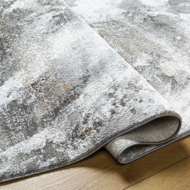 Leganes Ivory And Gray Modern Abstract Design Area Rug