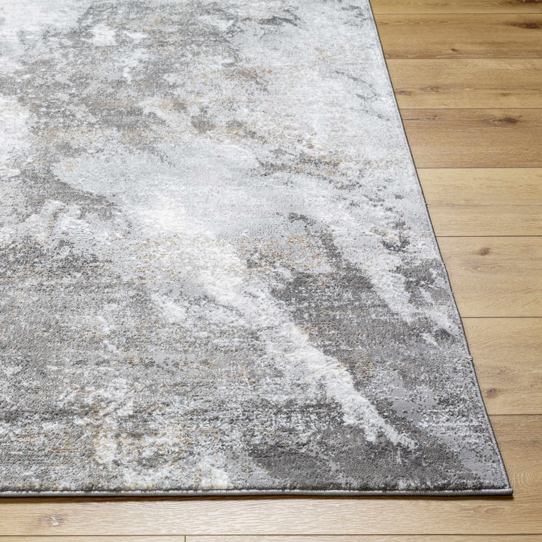 Leganes Ivory And Gray Modern Abstract Design Area Rug