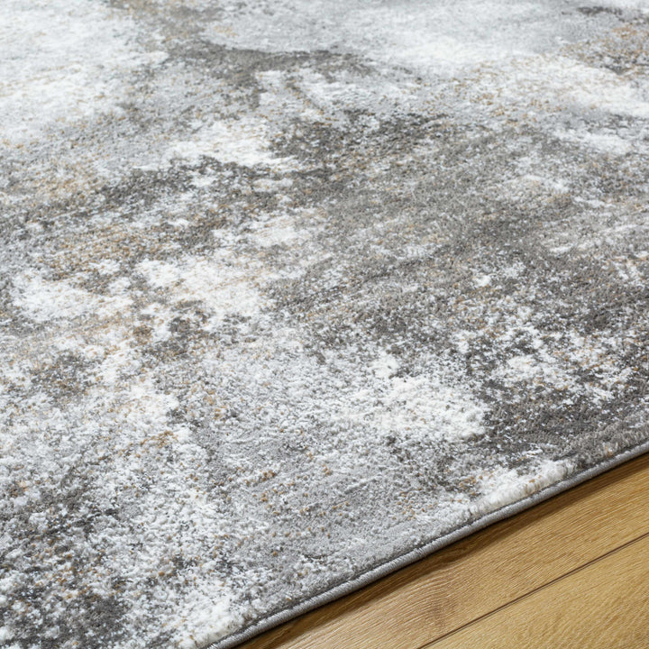 Leganes Ivory And Gray Modern Abstract Design Area Rug