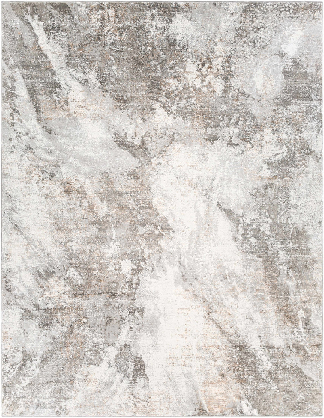 Leganes Ivory And Gray Modern Abstract Design Area Rug - The Rug Decor