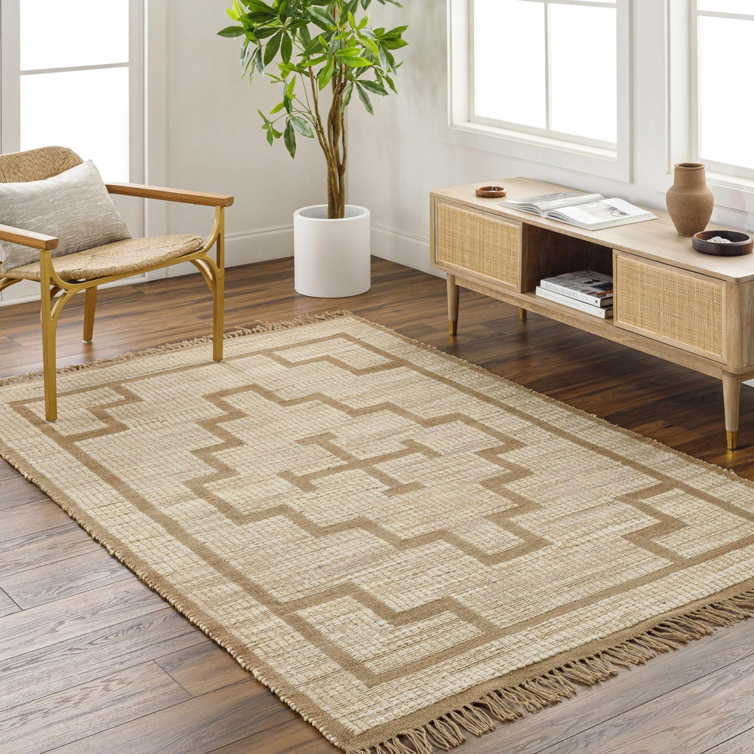 Liana Traditional Camel And Tan Hand Woven Rug - The Rug Decor