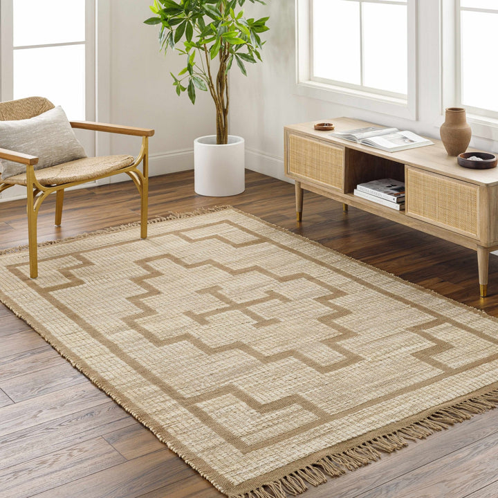 Liana Traditional Camel And Tan Hand Woven Rug - The Rug Decor