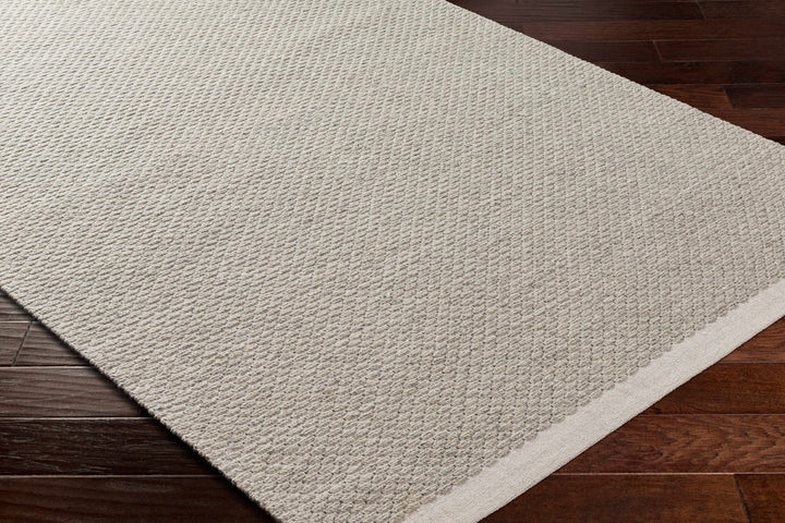 Light Brown And Cream Emlen Traditional Style Hand Woven Wool Rug - The Rug Decor