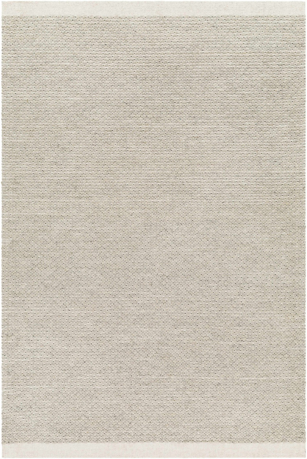 Light Brown And Cream Emlen Traditional Style Hand Woven Wool Rug - The Rug Decor