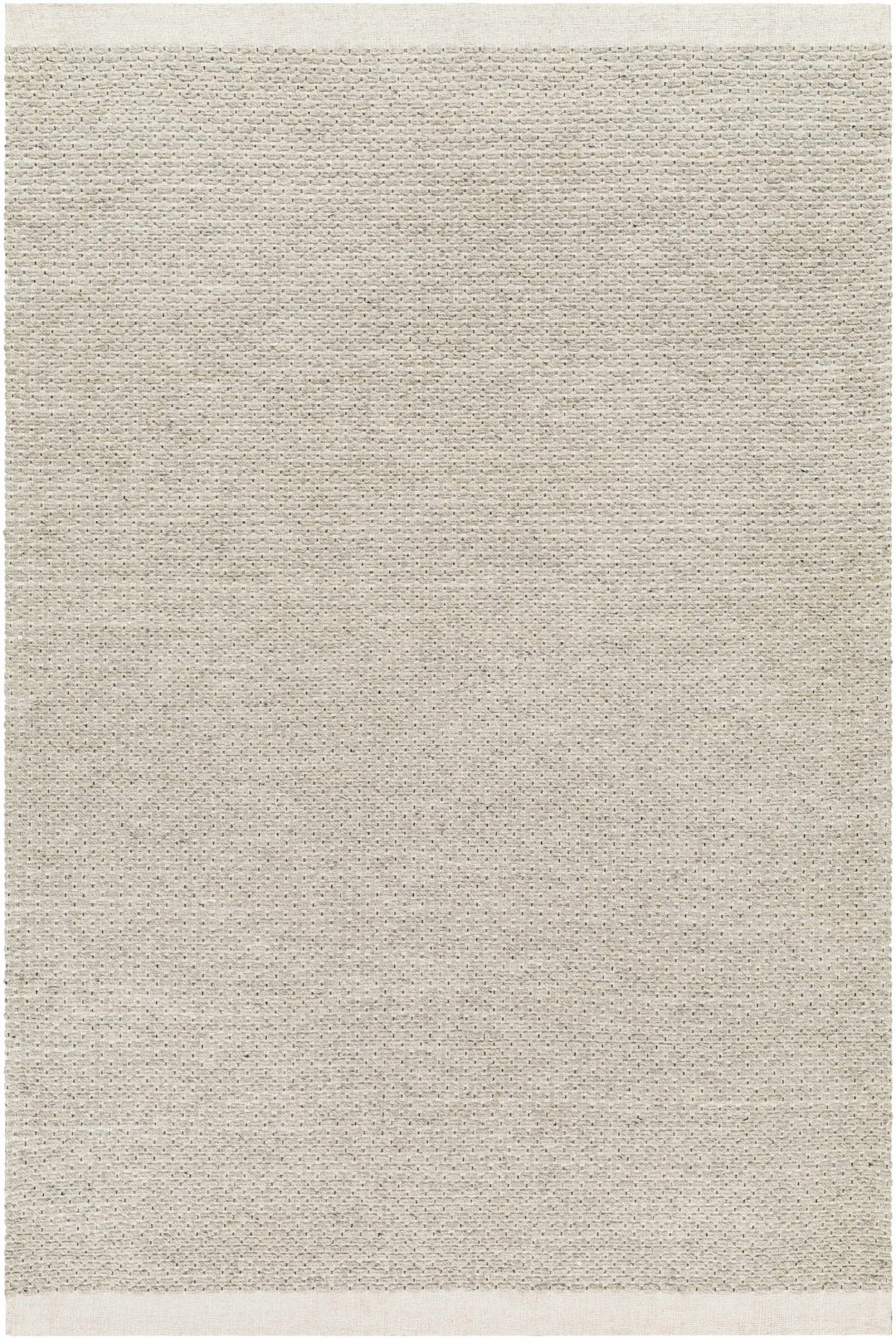 Light Brown And Cream Emlen Traditional Style Hand Woven Wool Rug - The Rug Decor
