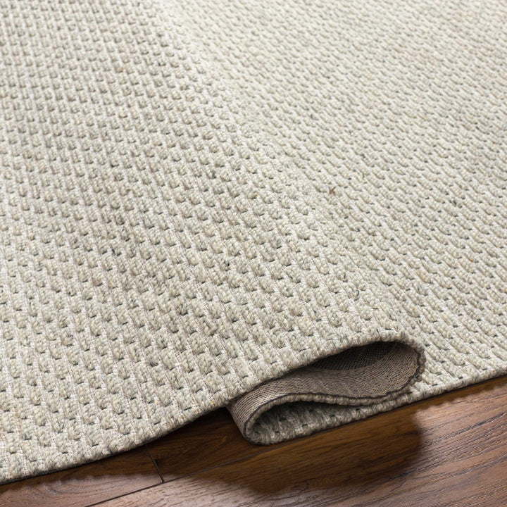 Light Brown And Cream Emlen Traditional Style Hand Woven Wool Rug - The Rug Decor