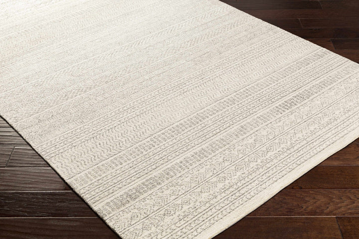 Livabliss Kinmundy Bohemian Design Gray Hand Tufted Wool Rug - The Rug Decor