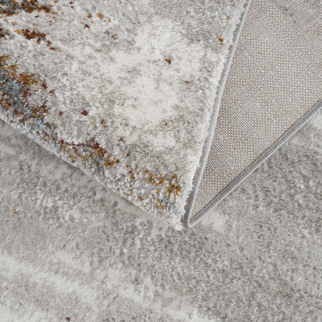 Liverpool Contemporary Abstract Gray And Charcoal Rug - The Rug Decor