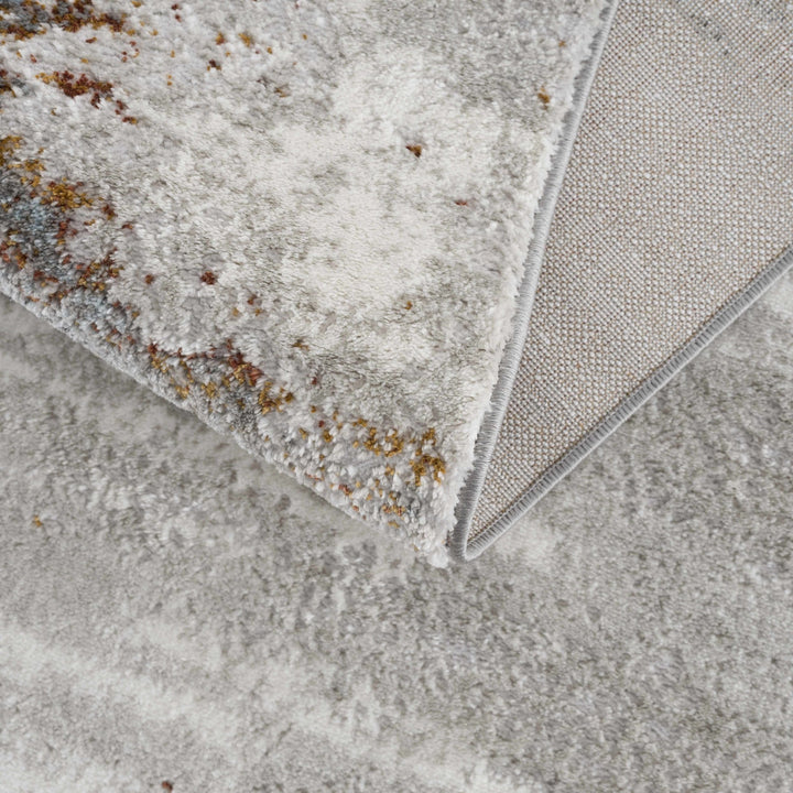 Liverpool Contemporary Abstract Gray And Charcoal Rug - The Rug Decor