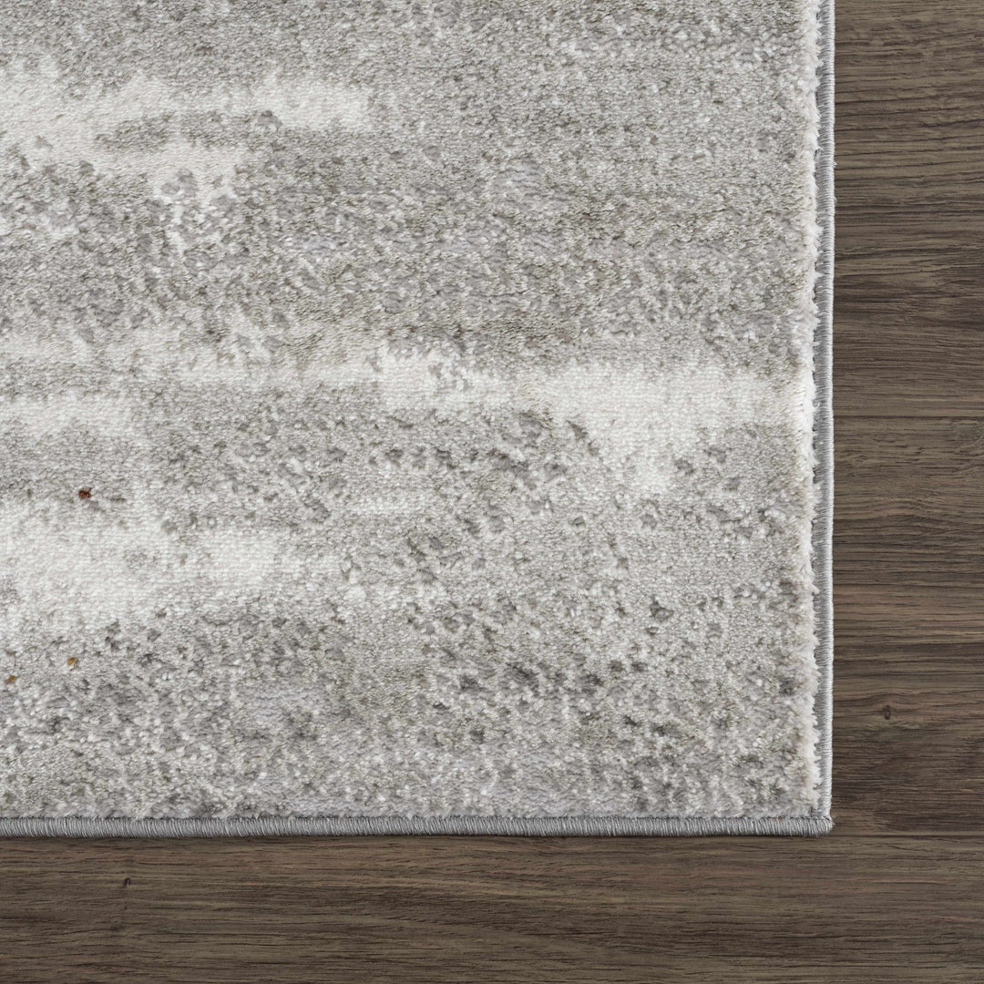 Liverpool Contemporary Abstract Gray And Charcoal Rug - The Rug Decor