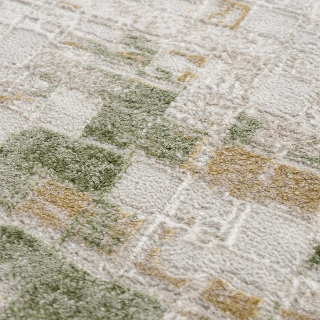 Liverpool Green Modern Abstract Design Area Rug - The Rug Decor
