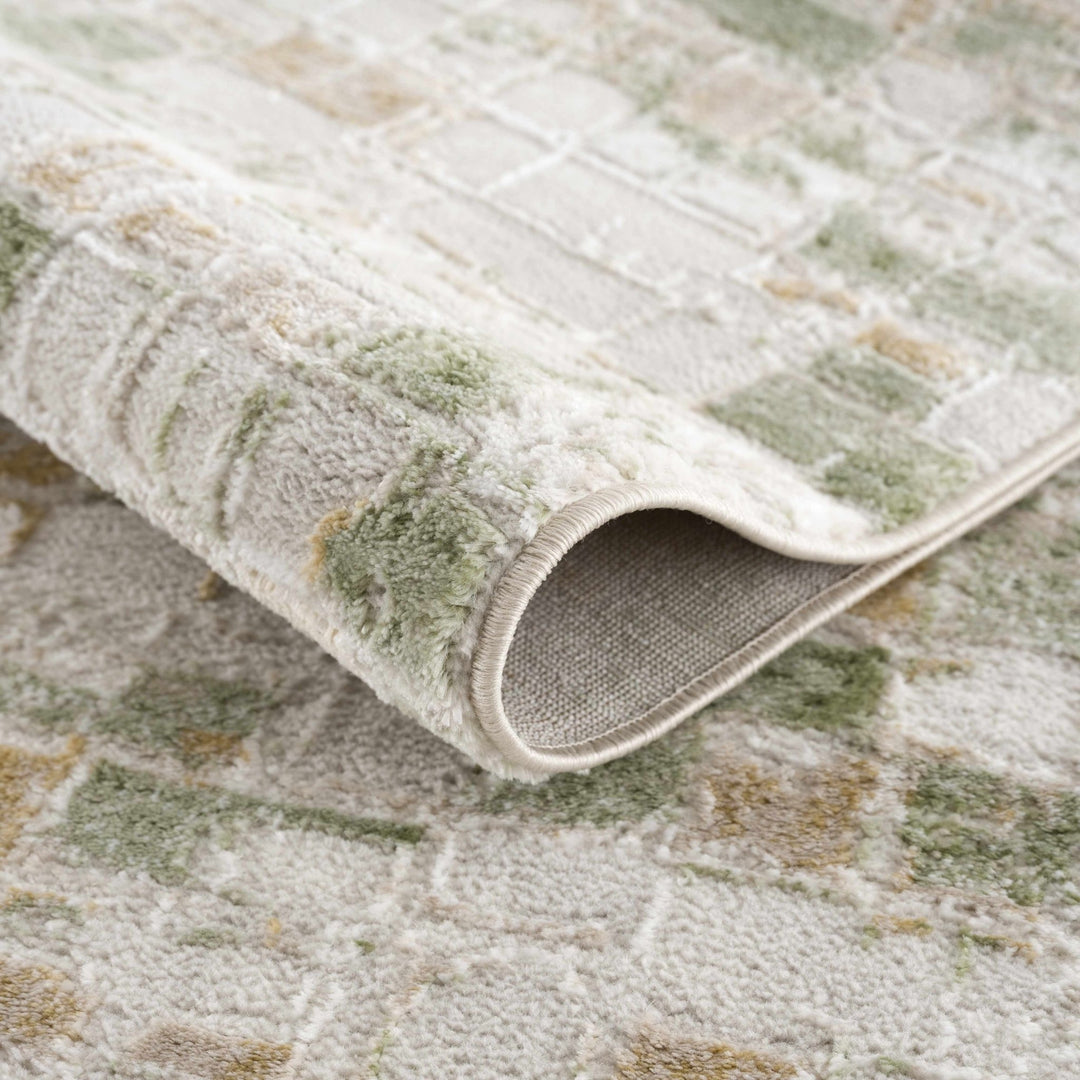 Liverpool Green Modern Abstract Design Area Rug - The Rug Decor