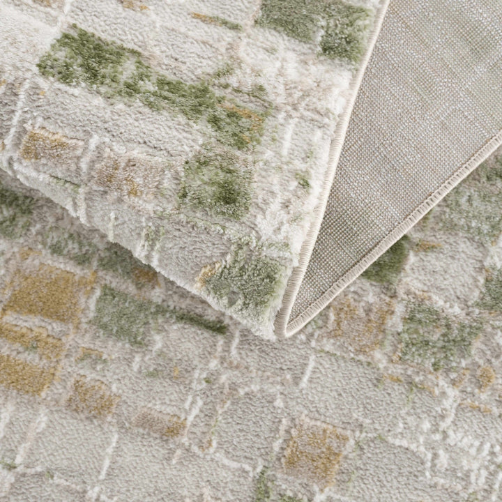 Liverpool Green Modern Abstract Design Area Rug - The Rug Decor