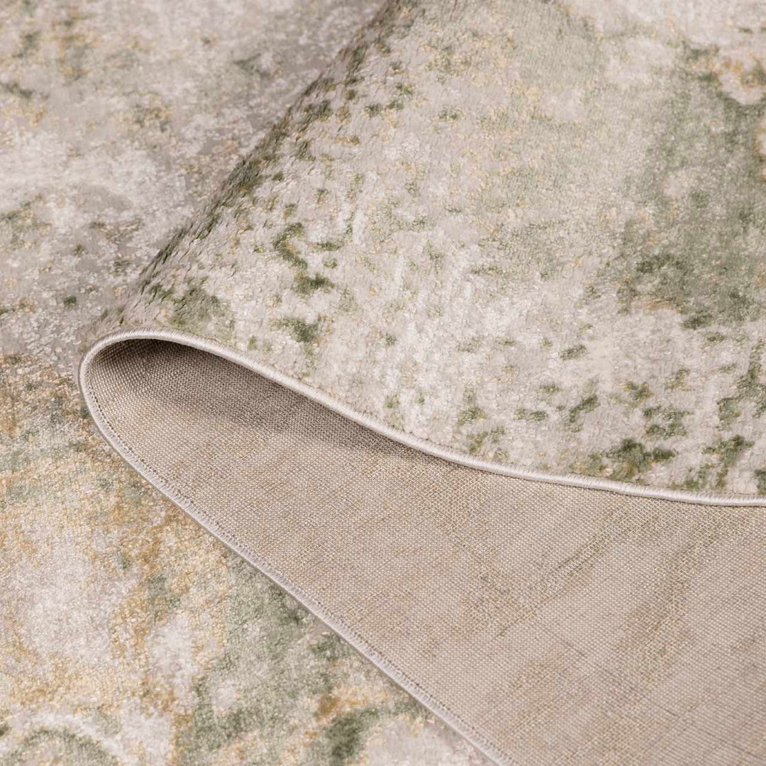 Liverpool Modern Abstract Design Green Area Rug - The Rug Decor