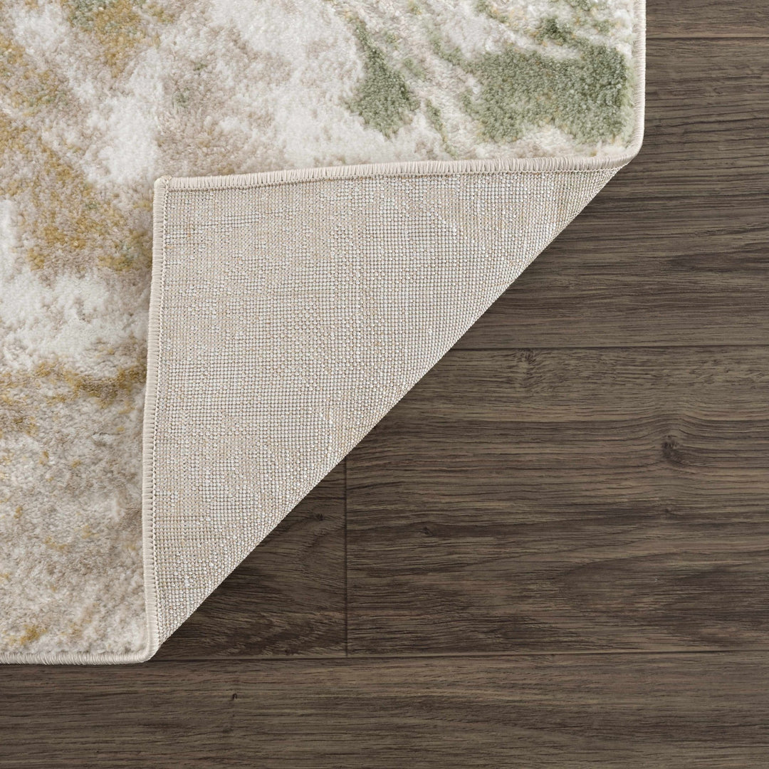 Liverpool Modern Abstract Design Green Area Rug - The Rug Decor