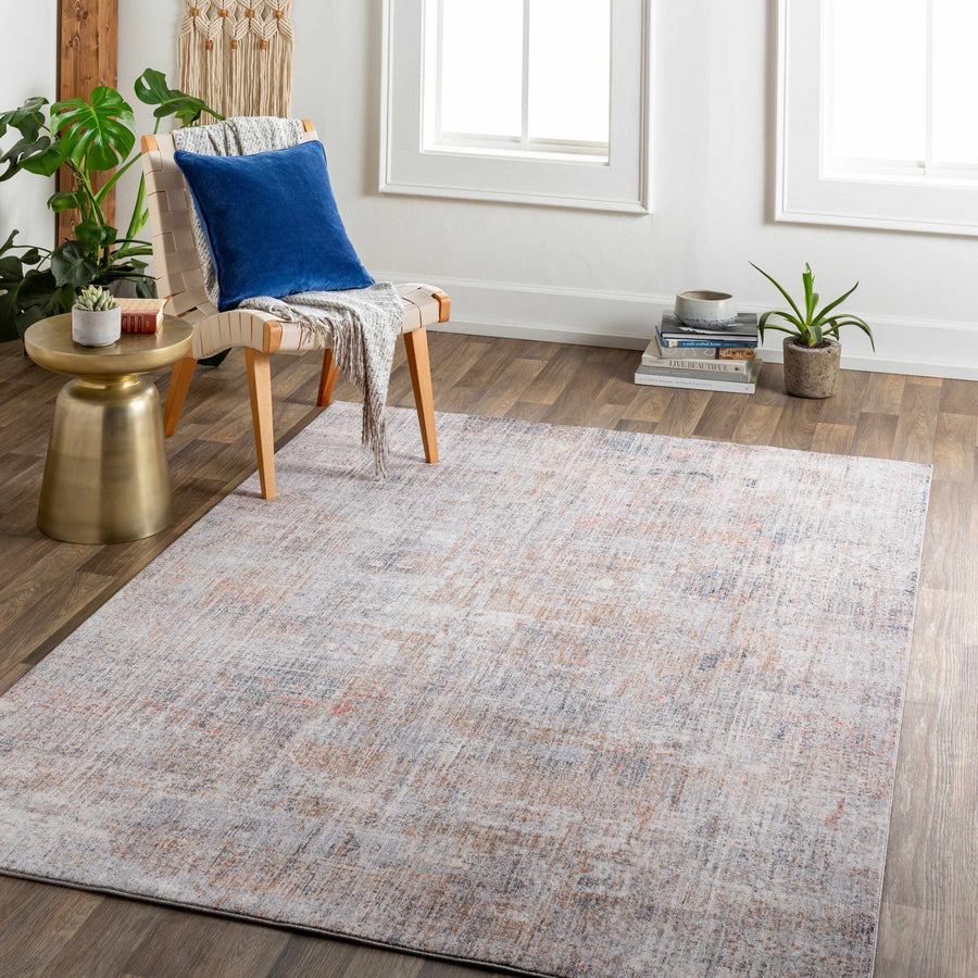Llorente Modern Abstract Design Beige And Blue Rug - The Rug Decor