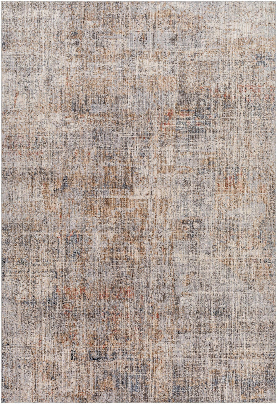 Llorente Modern Abstract Design Beige And Blue Rug - The Rug Decor