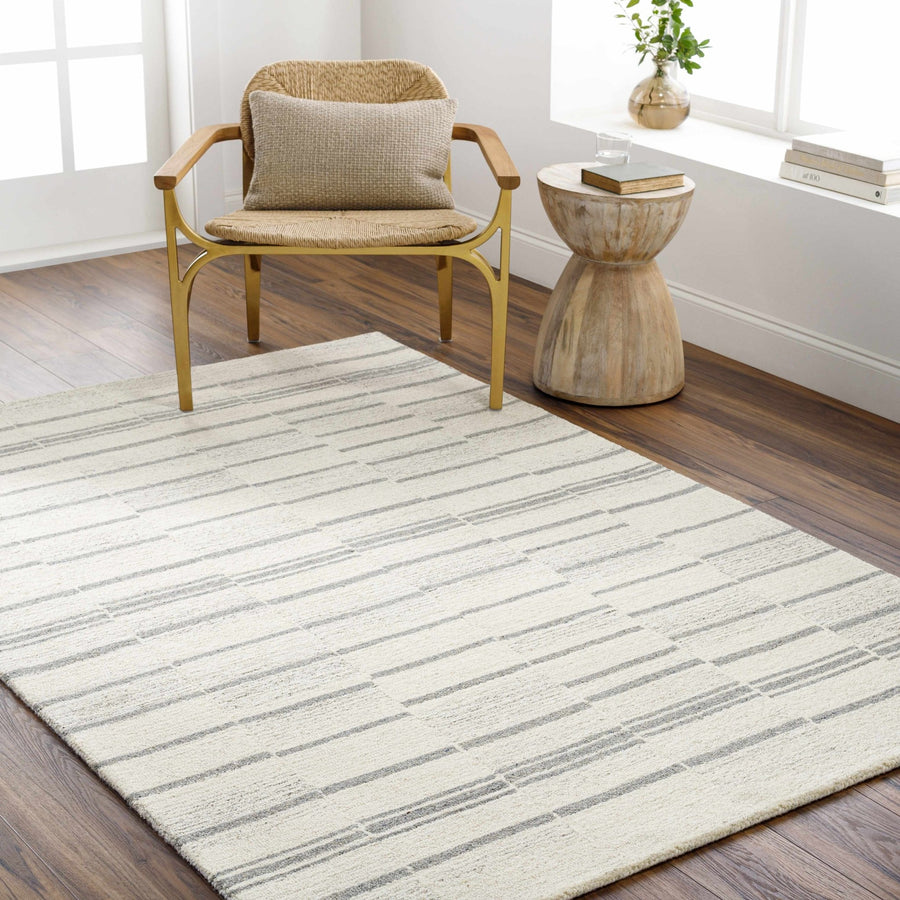Loba Contemporary Beige And Gray Area Rug - The Rug Decor
