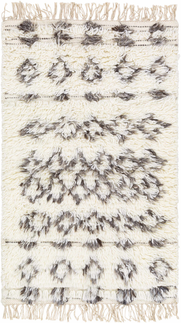 Lochwinnoch Modern Geometrical Design Ivory And Brown Area Rug