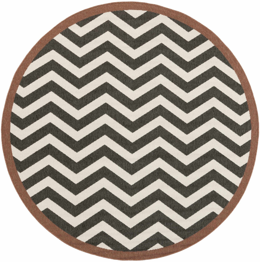 Lockhart Contemporary Geometrical Black And Ivory Rug - The Rug Decor