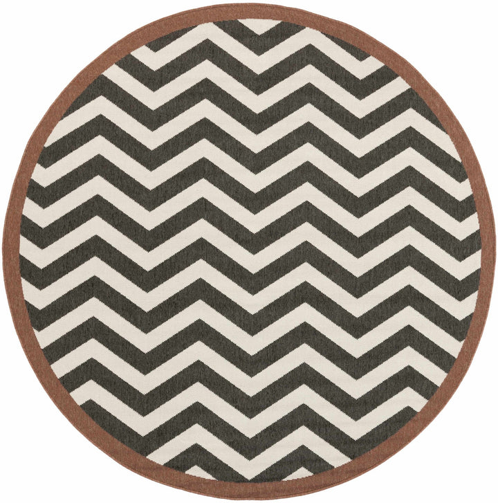 Lockhart Contemporary Geometrical Black And Ivory Rug - The Rug Decor