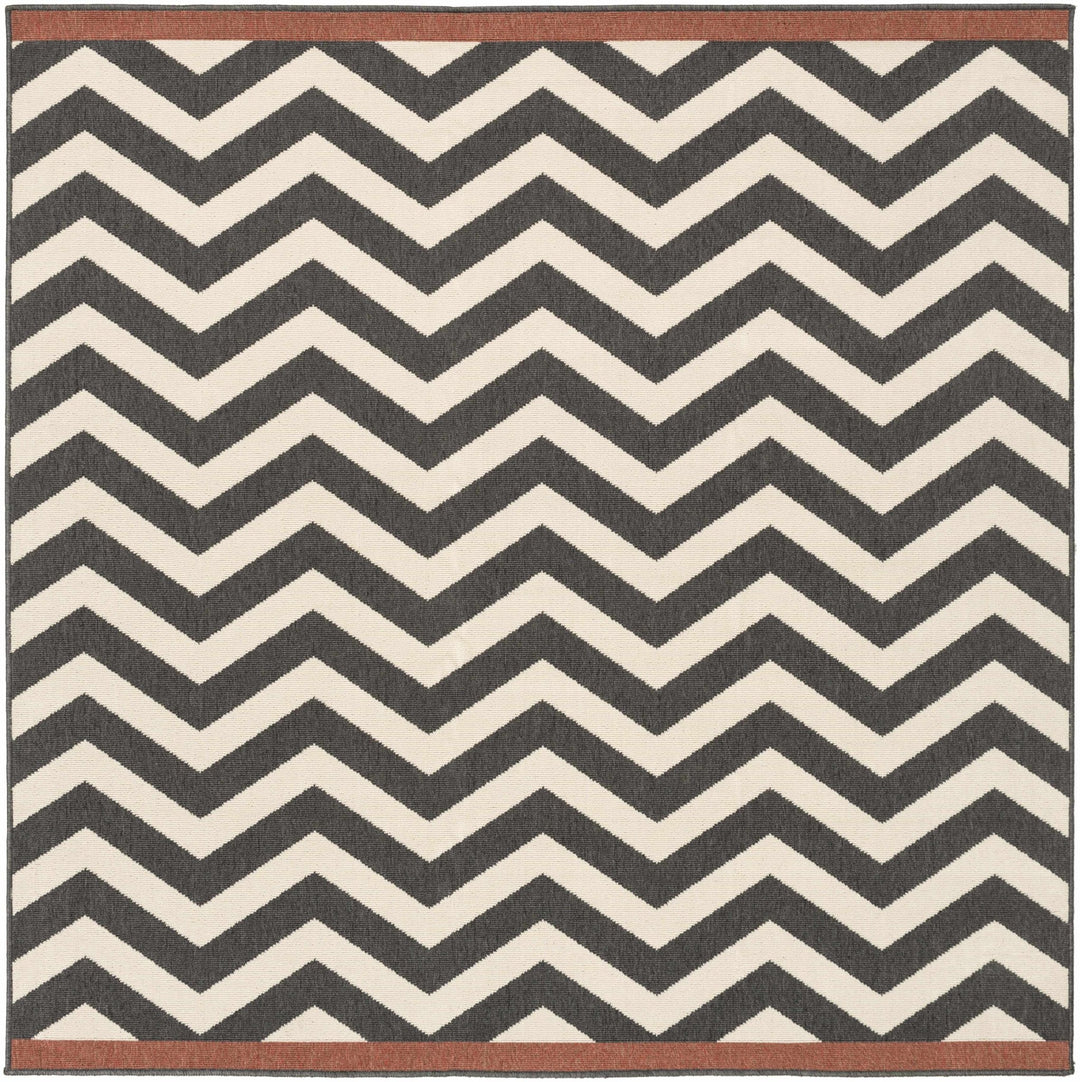 Lockhart Contemporary Geometrical Black And Ivory Rug - The Rug Decor