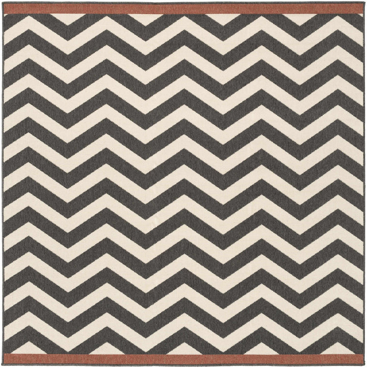 Lockhart Contemporary Geometrical Black And Ivory Rug - The Rug Decor