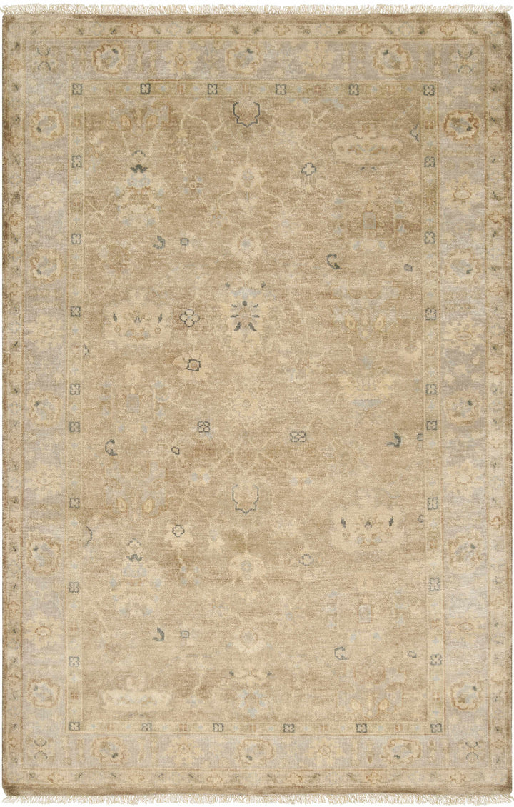 Lockney Brown Traditional Style Hand Knotted Area Rug