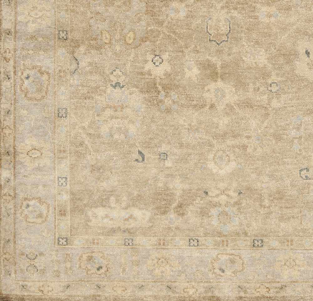 Lockney Brown Traditional Style Hand Knotted Area Rug
