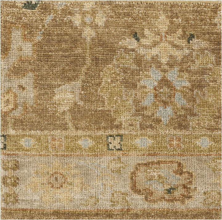 Lockney Brown Traditional Style Hand Knotted Area Rug - The Rug Decor