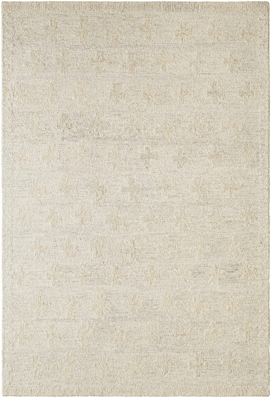 Lotta Hand Tufted Modern Style Beige Wool Area Rug - The Rug Decor