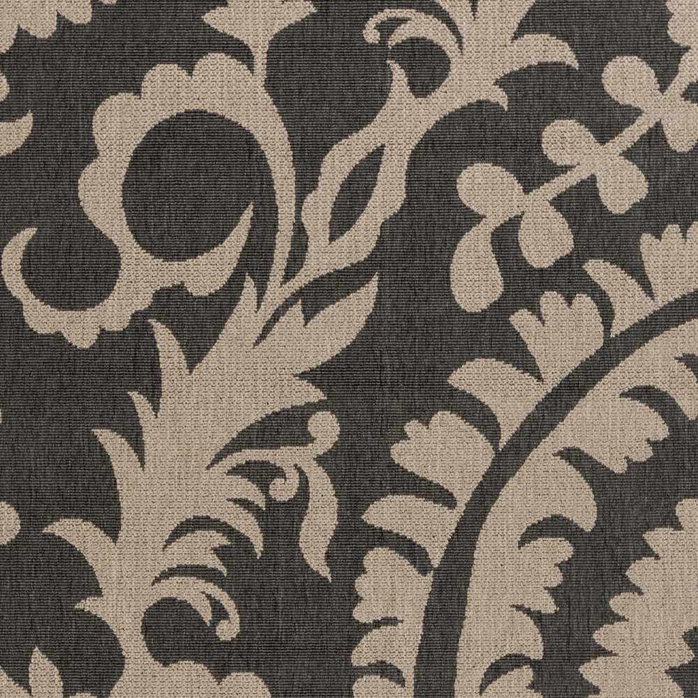 Loughton Black Traditional Style Area Rug